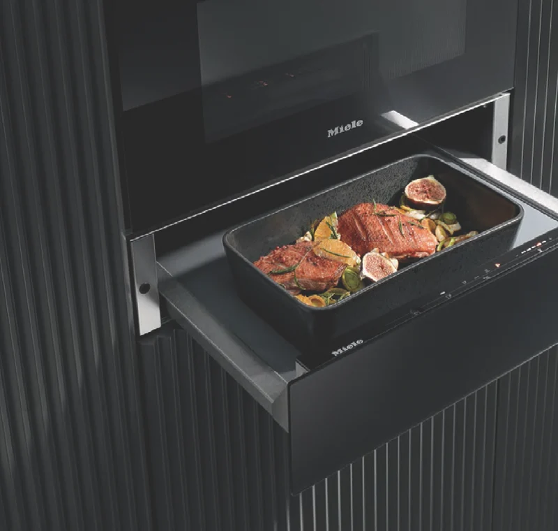 Miele 14cm Gourmet Warming Drawer Graphite Grey