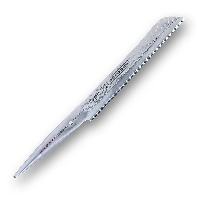 Chroma type 301 P-6 HM Brotmesser Hammerschlag, 20,9cm, 1 St