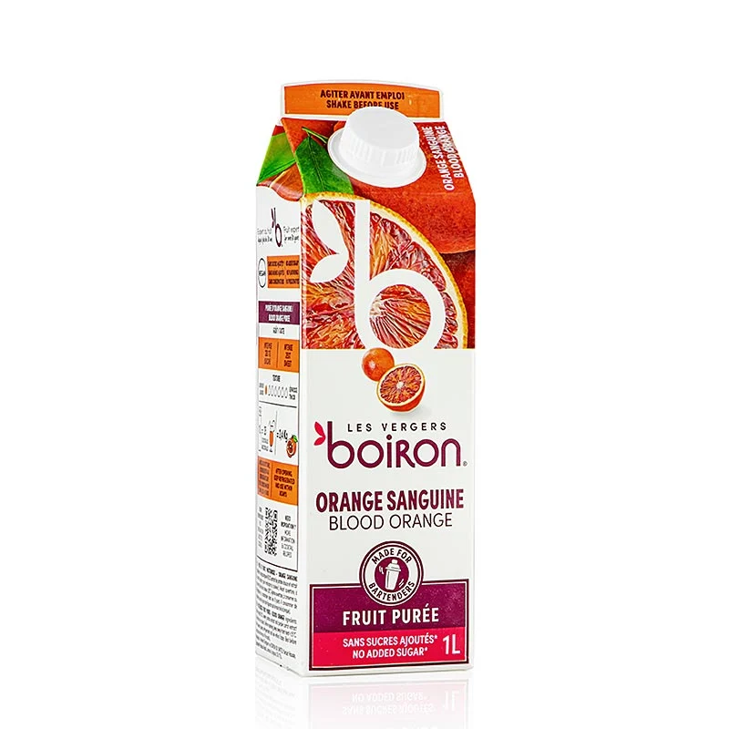 Boiron Blutorange Püree, pasteurisiert, 1 l