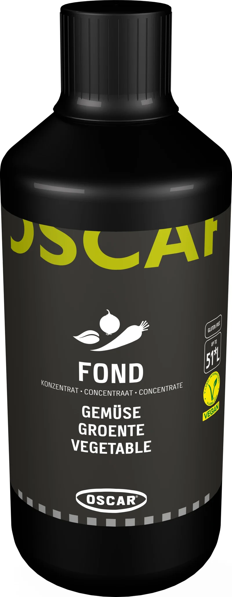 Oscar Konzentrat - Gemüsefond, flüssig (für ca. 51 L), 1 l