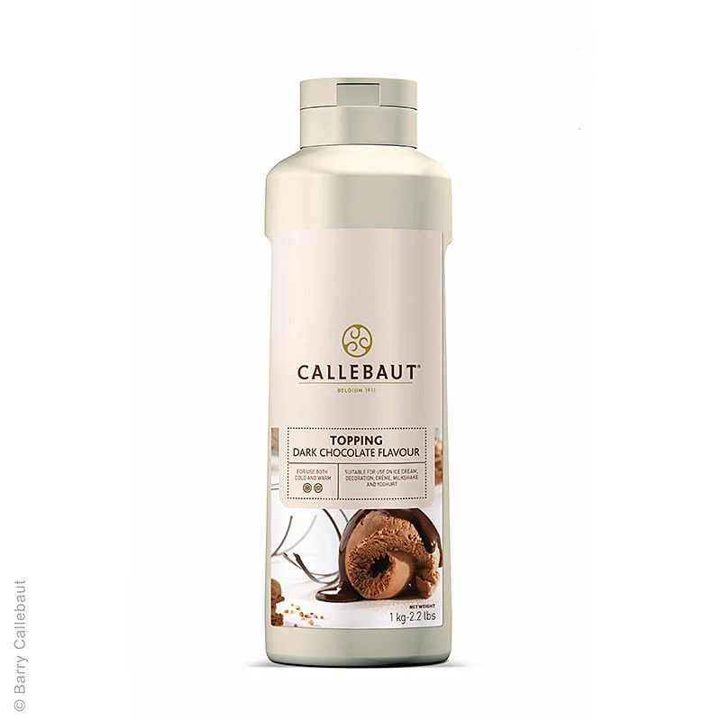 Schokoladensauce, Topping, warm & kalt verwendbar, Callebaut, 1 kg