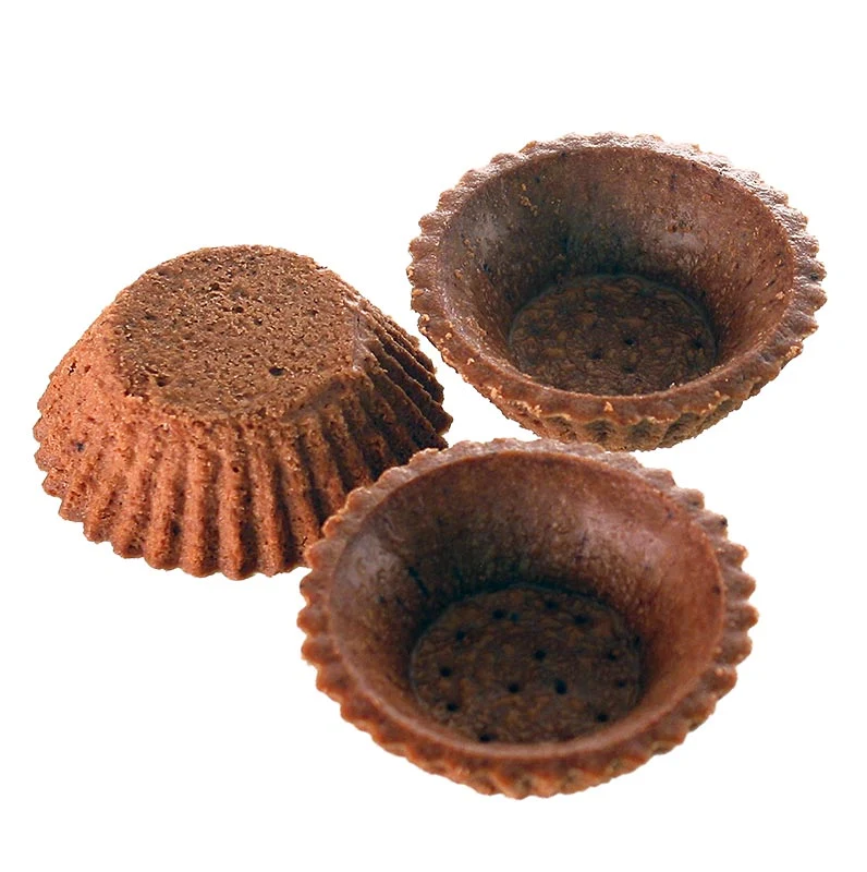 HUG - Dessert-Tartelettes, rund, ø 6cm, H 2cm, Schokomürbeteig, 2,98 kg, 210 St