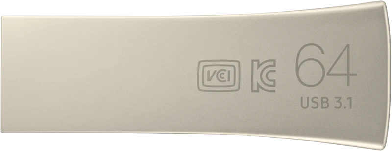 Samsung 64GB Bar Plus USB 3.1 Flash Drive (Champagne Silver)