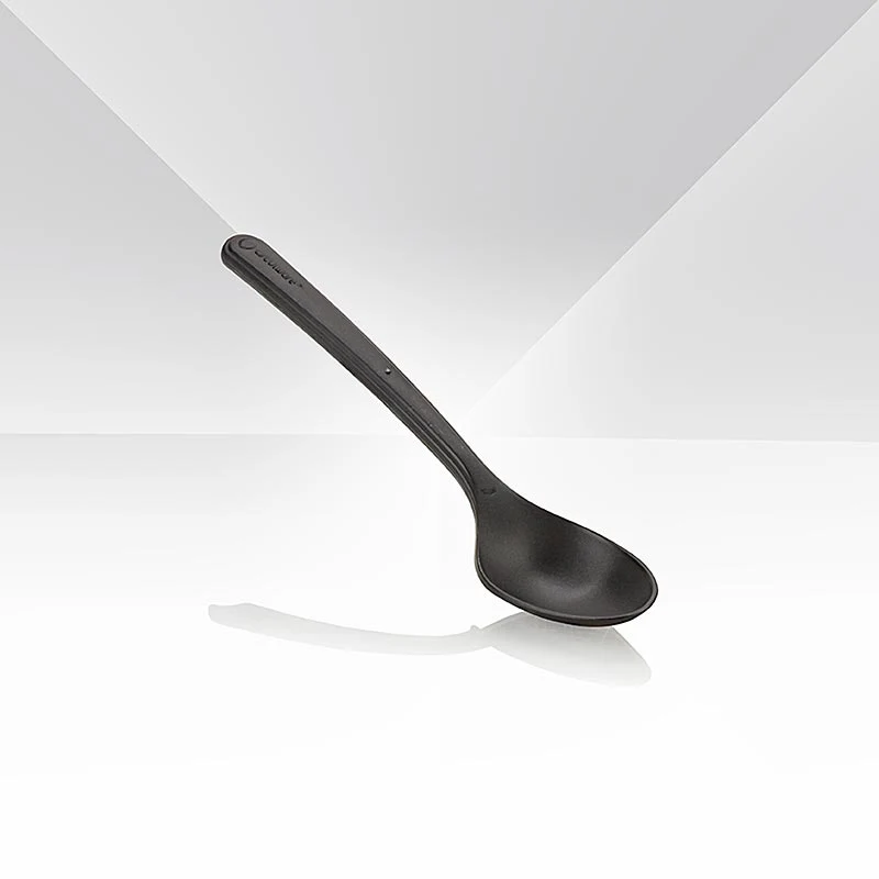 Haval Circulware Kaffeelöffel, 13cm, schwarz, extra stabil, PP-MF, 50 St