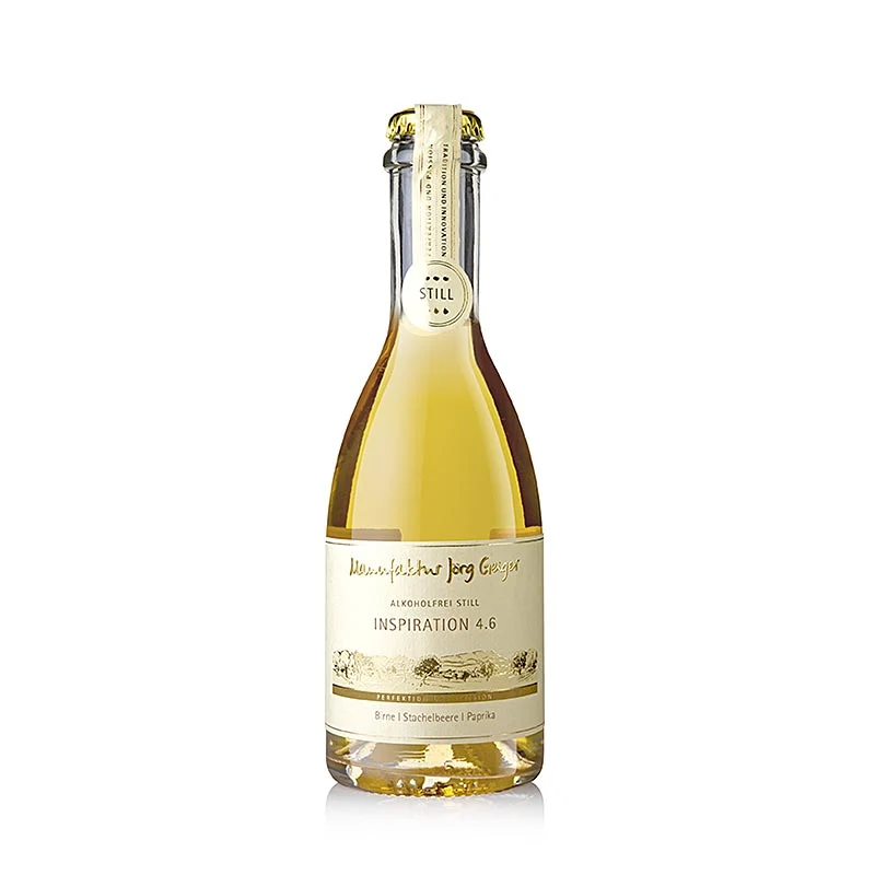 Jörg Geiger Inspiration 4.6 Birne Stachelbeere Paprika, still, alkoholfrei, 375 ml