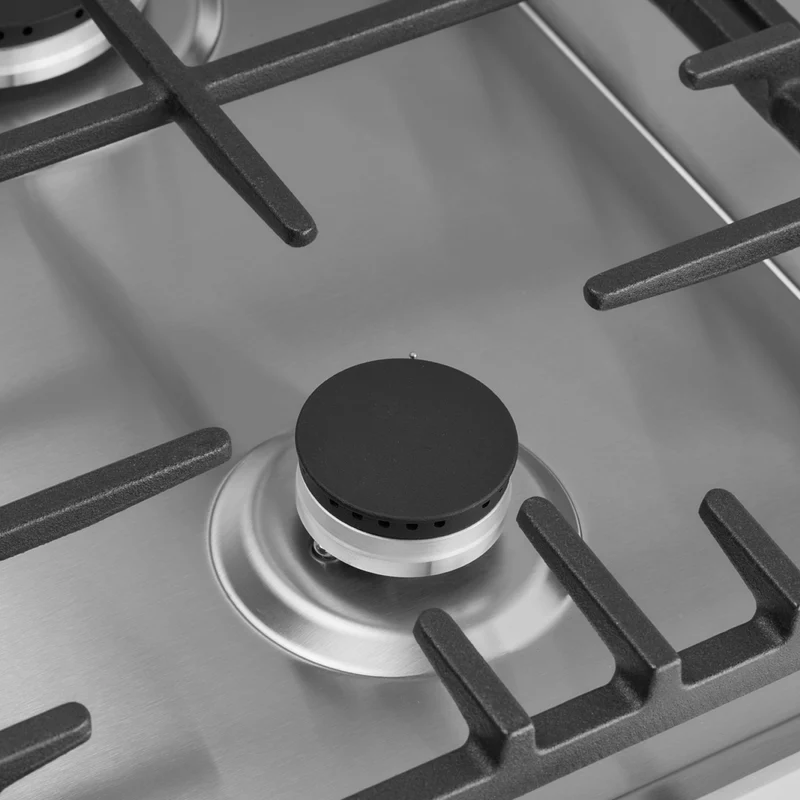 Omega 90cm Gas Cooktop, Stainless Steel