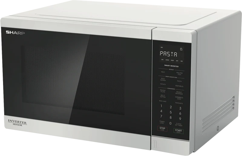 Sharp 34L 1200W Inverter Microwave - White