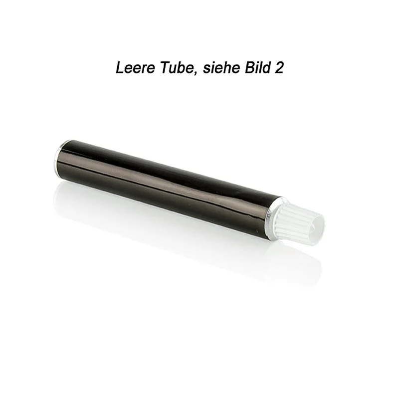 Tube zum Befüllen, schwarz, 15ml, ohne Inhalt, 100 % Chef, 10 St