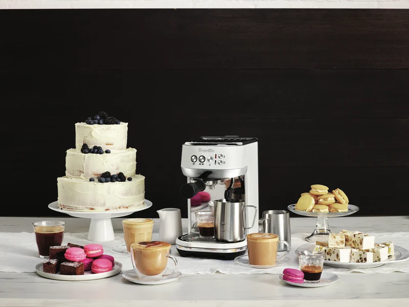 Breville The Bambino Plus Coffee Machine Sea Salt