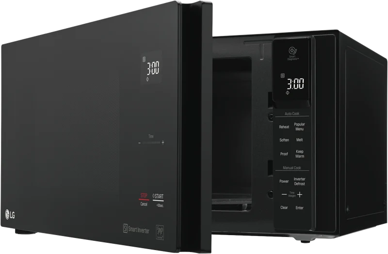 LG 25L 1000W NeoChef Smart Inverter Microwave Black