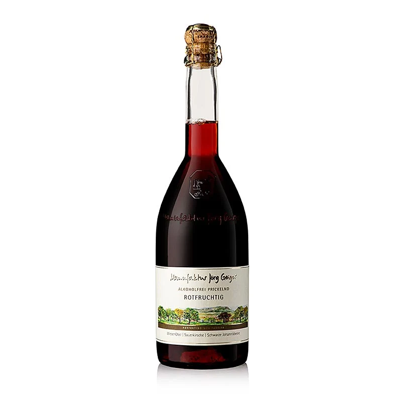 Jörg Geiger Alkoholfrei Prickelnd "rotfruchtig", 750 ml