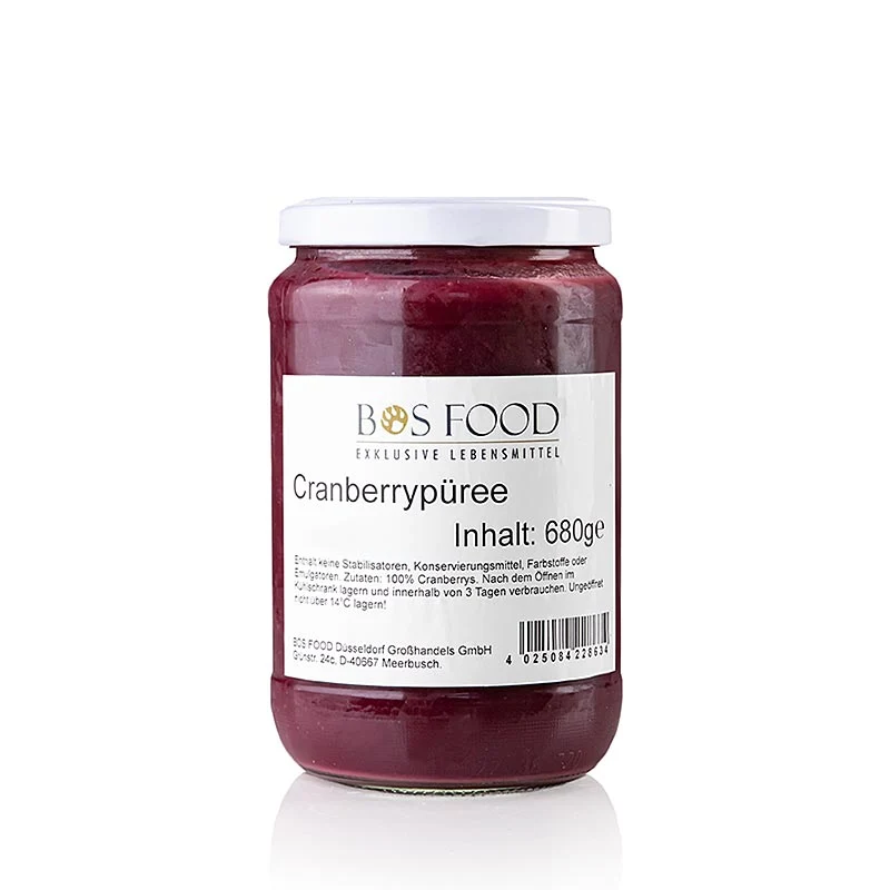 Püree/Mark - Cranberry, fein passiert, 680 g