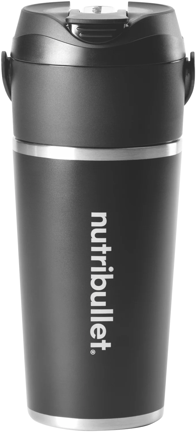 NUTRIBULLET Stainless Steel Flip Portable Blender Black