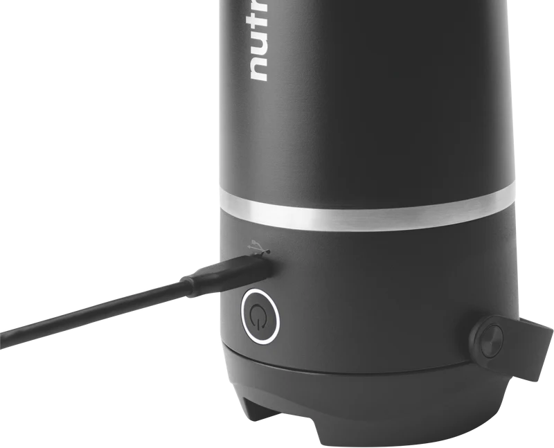 NUTRIBULLET Stainless Steel Flip Portable Blender Black