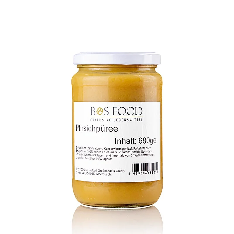 Püree/Mark - Pfirsich, weiß, fein passiert, 680 g
