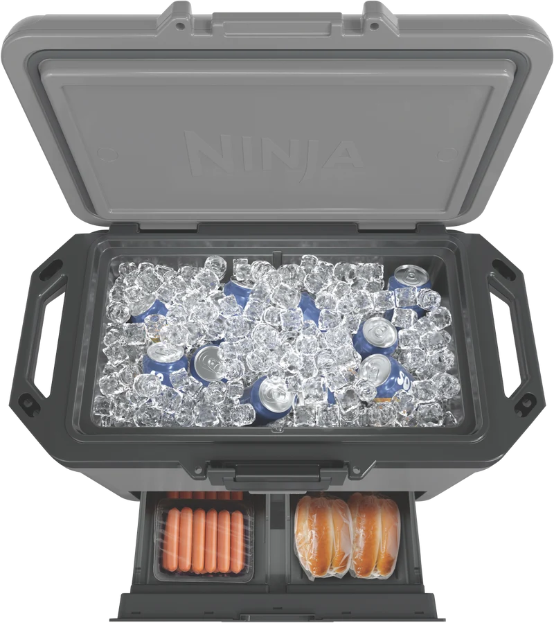 Ninja FrostVault 47L Hard Cooler with Dry Zone - Slate Grey
