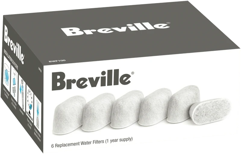 Breville Charcoal Water Filters 6 Pack