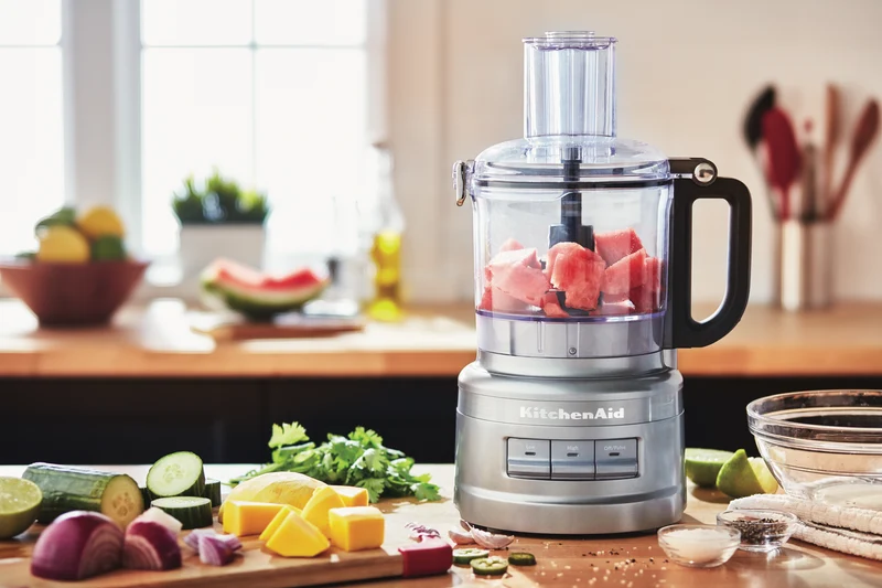 KitchenAid 7 Cup Food Processor Contour Silver