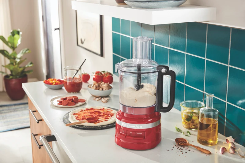 KitchenAid 9 Cup 1L Food Processor Empire Red