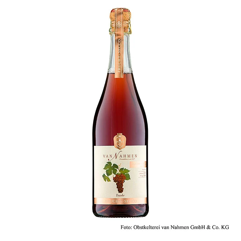 Van Nahmen Traube Fruchtsecco, alkoholfrei, BIO, 750 ml