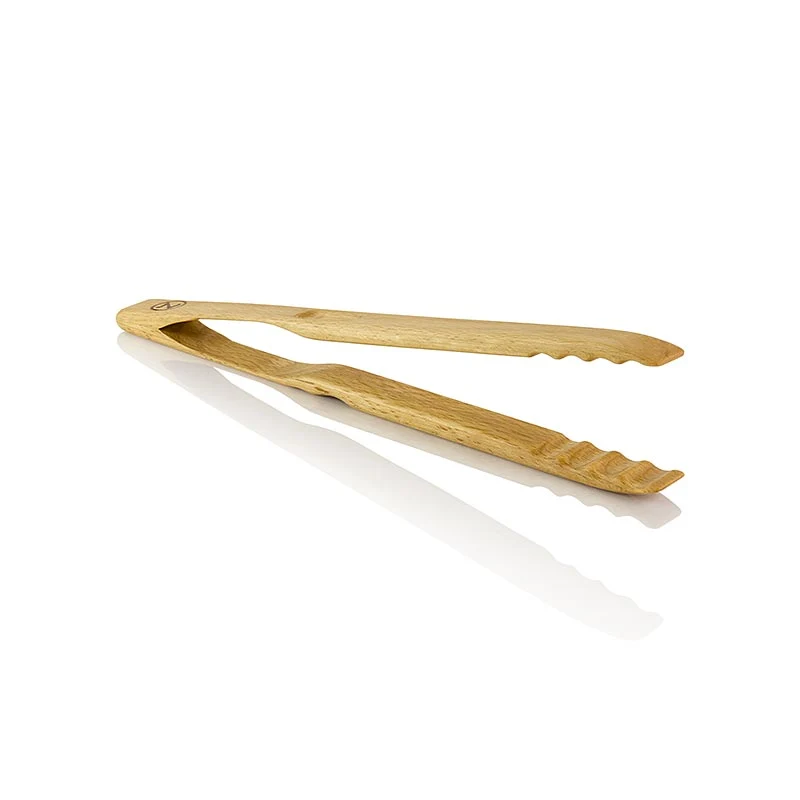 Grillzange, 30cm, aus Buchenholz, 1 St