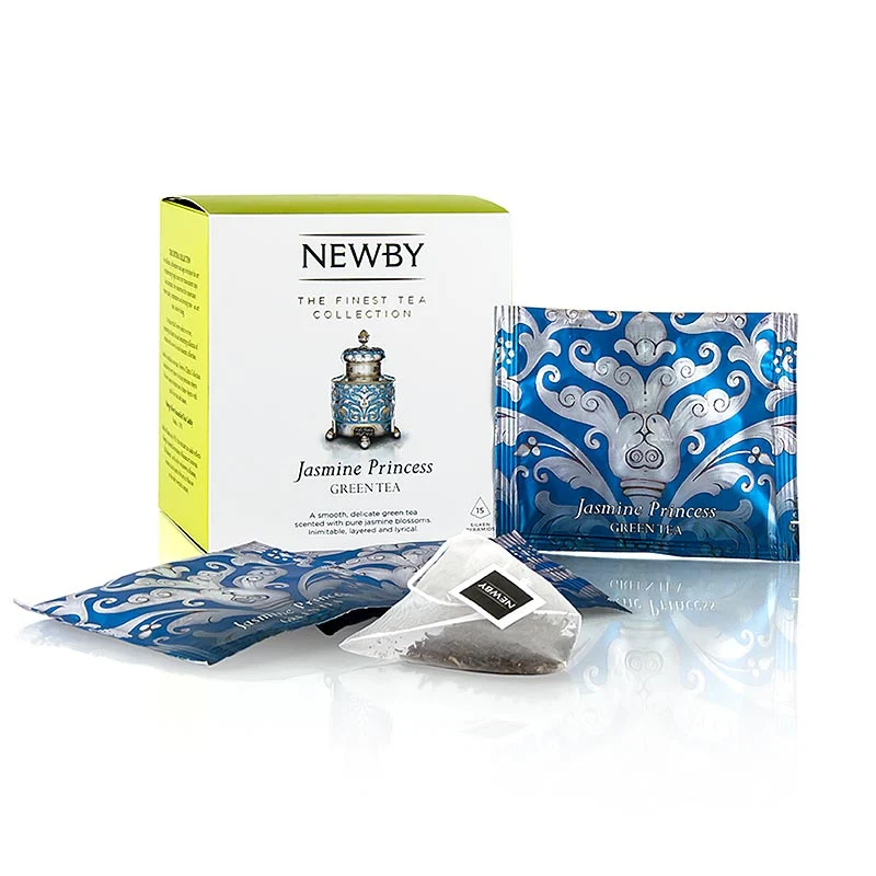 Newby Tea Jasmin Princess, chinesischer grüner Tee, 37,5 g, 15 St