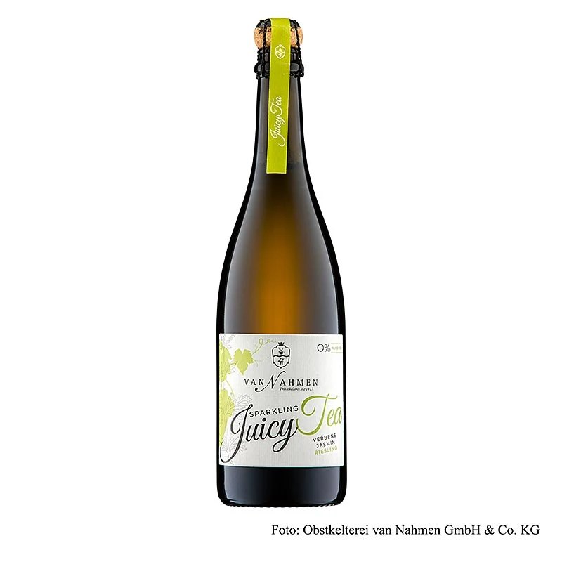 van Nahmen - Sparkling Juicy Tea - Verbene - Jasmin Tee - Riesling, BIO, 750 ml