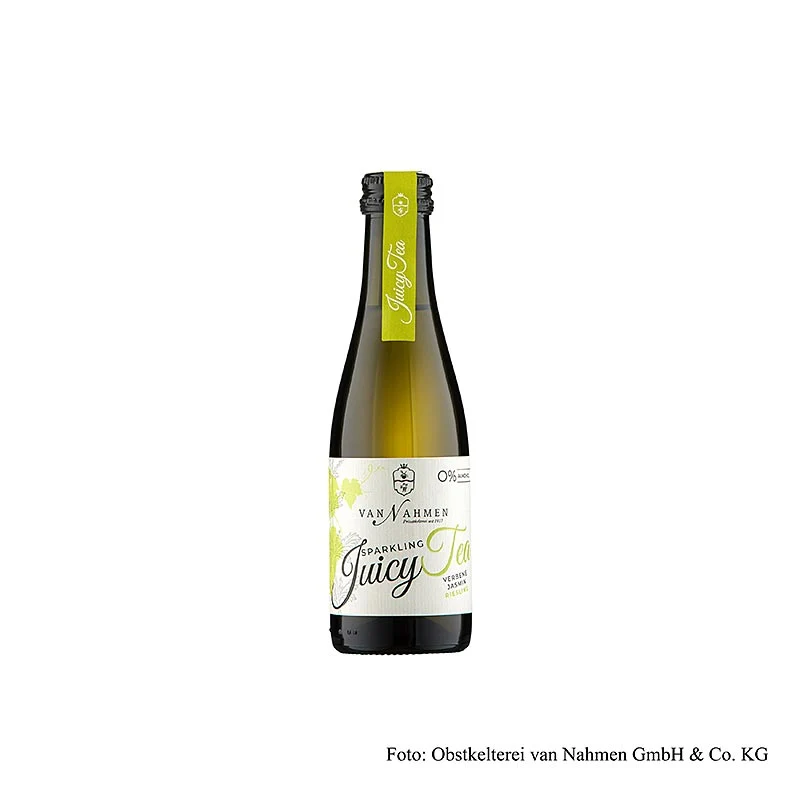 van Nahmen - Sparkling Juicy Tea - Verbene - Jasmin Tee - Riesling, BIO, 200 ml