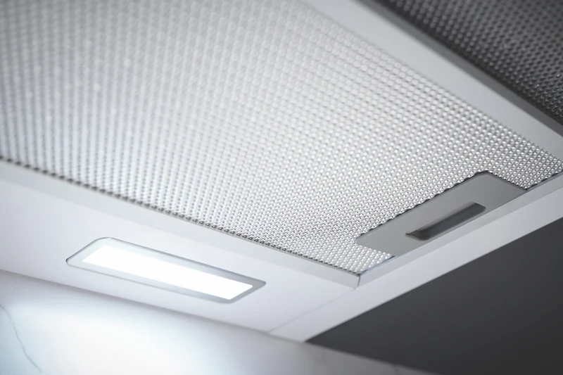 Omega 60cm Slideout Rangehood, Stainless Steel Fascia