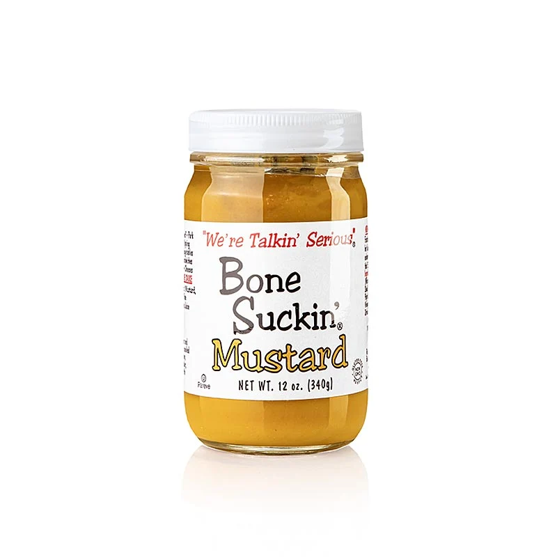 Bone Suckin´ Mustard Regular (mild), BBQ Senf, Ford´s Food, 325 ml