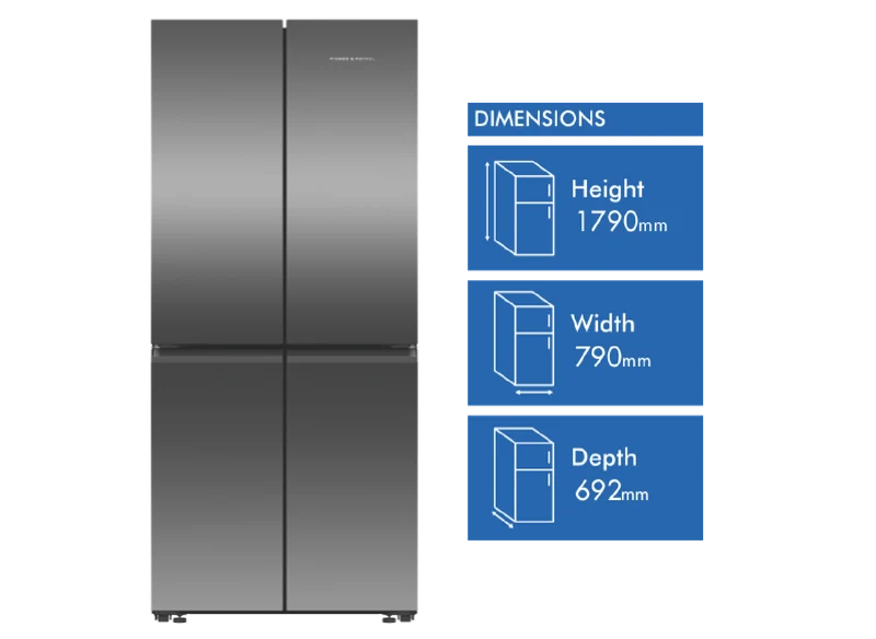 Fisher & Paykel 498L Quad Door Refrigerator