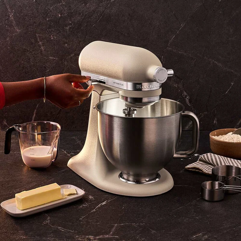 KitchenAid 4,7 L 5KSM50 Artisan Plus Küchenmaschine Icelover mit Eiszubereiter