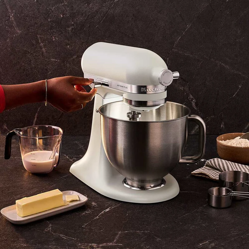 KitchenAid 4,7 L 5KSM50 Artisan Plus Küchenmaschine Icelover mit Eiszubereiter