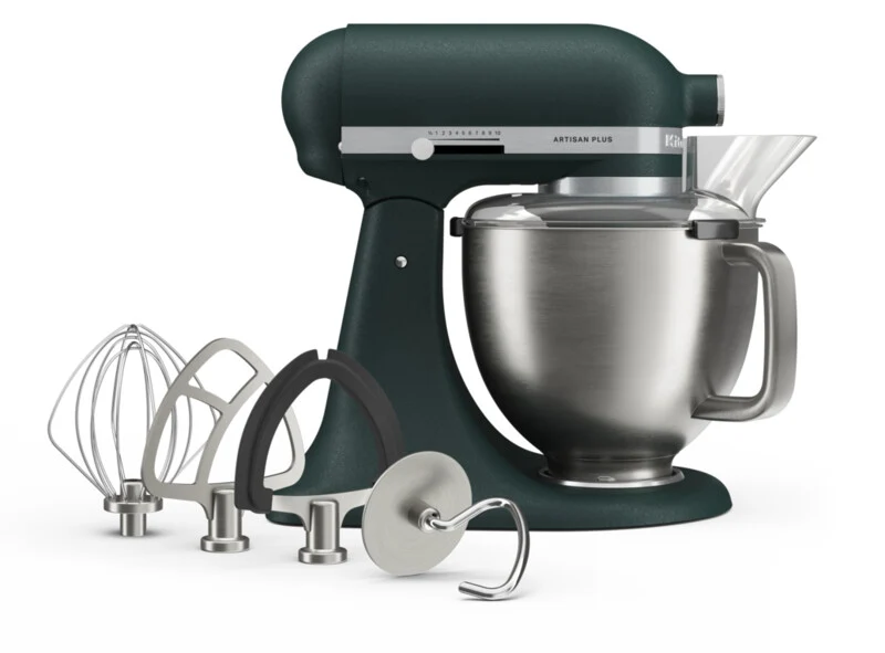 KitchenAid 4,7 L 5KSM50 Artisan Plus Küchenmaschine Icelover mit Eiszubereiter