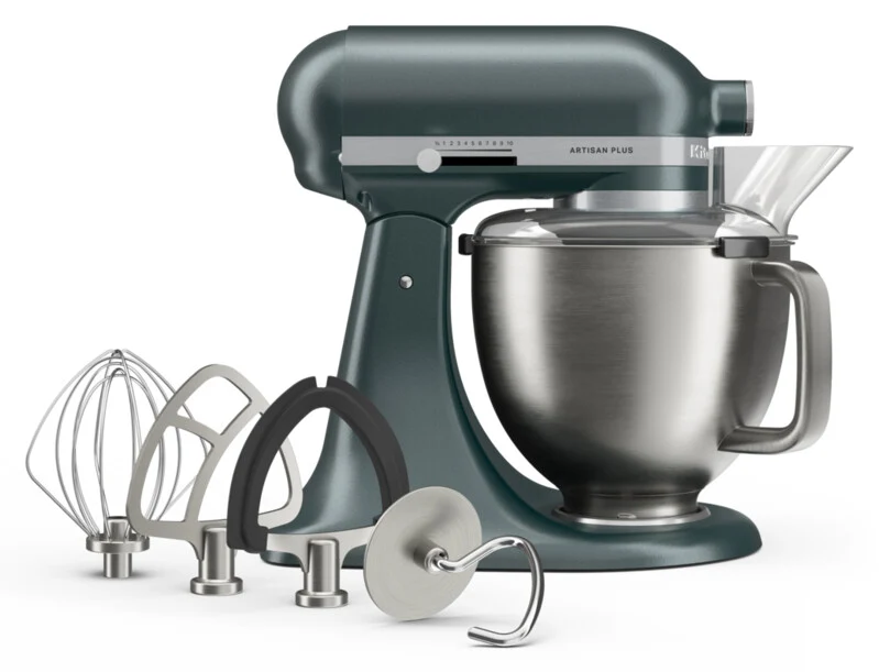 KitchenAid 4,7 L 5KSM50 Artisan Plus Küchenmaschine Icelover mit Eiszubereiter