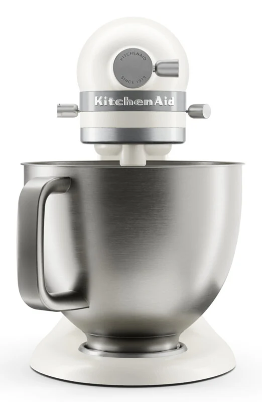 KitchenAid 4,7 L 5KSM50 Artisan Plus Küchenmaschine Breadlover mit Messerschmidt Getreidemühlenvorsatz + Brotbackschüssel