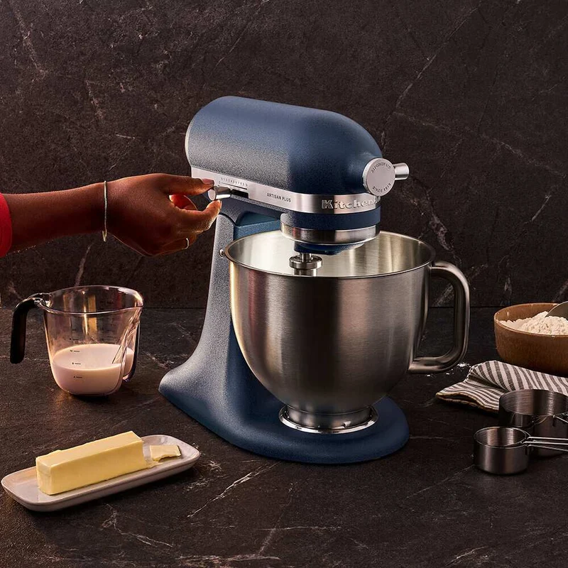 KitchenAid 4,7 L 5KSM50 Artisan Plus Küchenmaschine Cookielover mit Fleischwolf + Spritzgebäckvorsatz