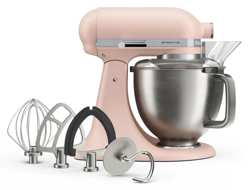 KitchenAid 4,7 L 5KSM50 Artisan Plus Küchenmaschine Cookielover mit Fleischwolf + Spritzgebäckvorsatz
