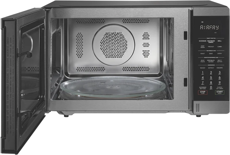 Sharp 32L 1100W Airfry Convection Microwave Black Stainless Steel