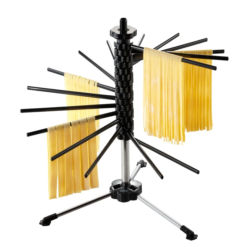 Bundle KitchenAid Nudelvorsatz mit 3 Walzen 5KSMPRA und GEFU Pastatrockner