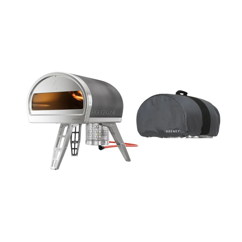 Gozney Roccbox Pizzaofen mit Abdeckhaube