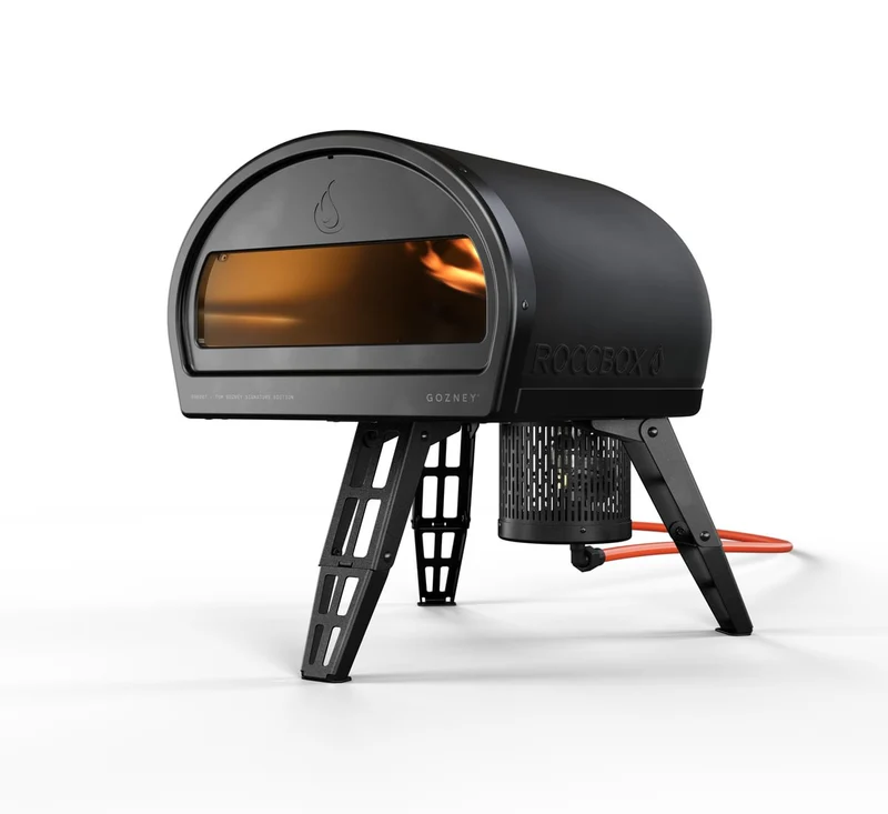 Gozney Roccbox Pizzaofen mit Abdeckhaube