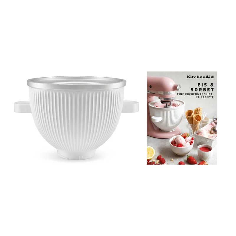 KitchenAid Eiszubereiter NEU 5KSMICM inkl. Rezeptbuch