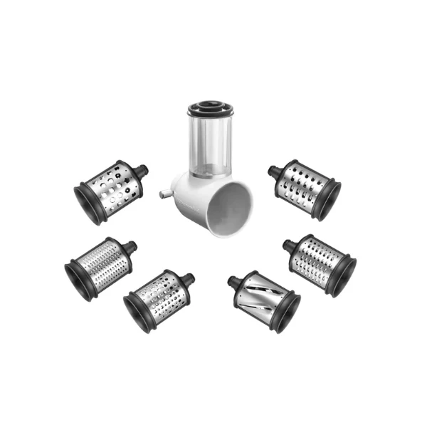 KitchenAid Bundle Metallfleischwolf+ Gemüseschneider+ Zusatztrommeln