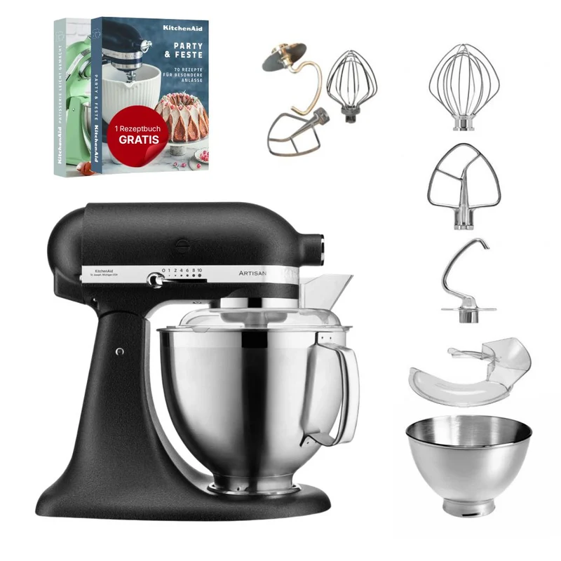 KitchenAid 4,8 L 5KSM185 Artisan Küchenmaschine Tschimmlover TschimmWhip,TschimmHook,TschimmBeat