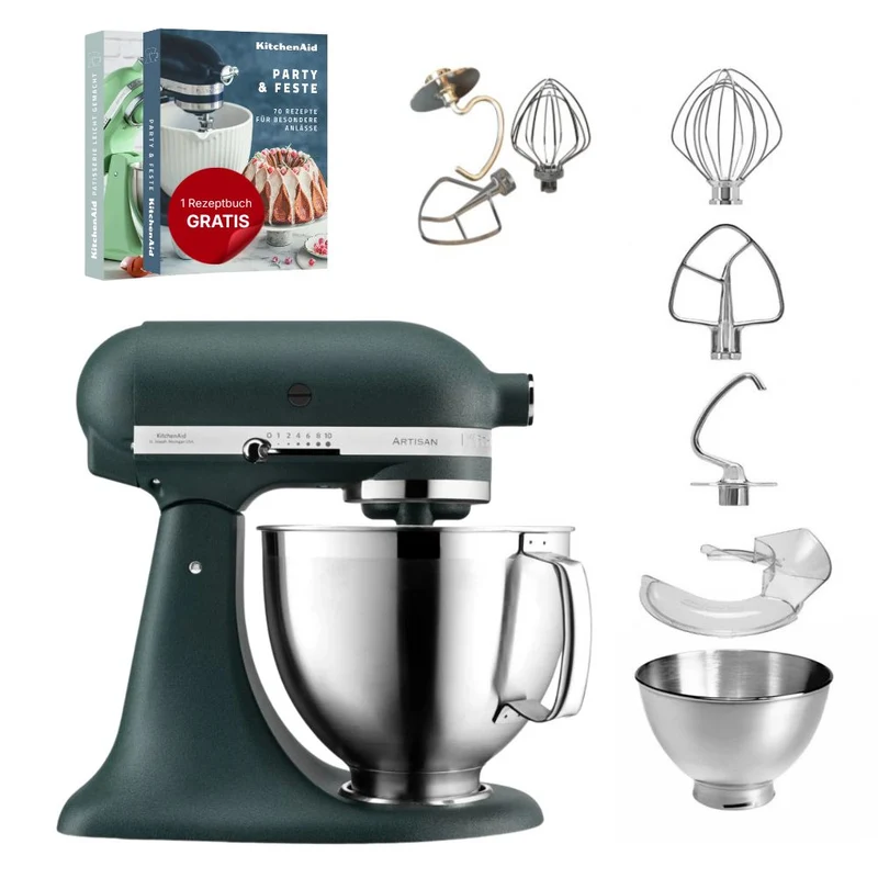 KitchenAid 4,8 L 5KSM185 Artisan Küchenmaschine Tschimmlover TschimmWhip,TschimmHook,TschimmBeat