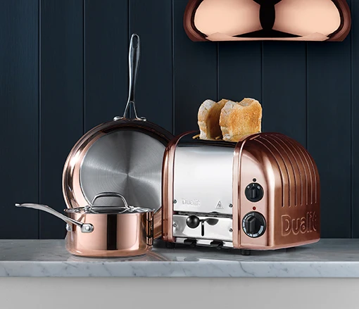 Dualit Toaster Paket 1, 2er Toaster mit Brötchenaufsatz