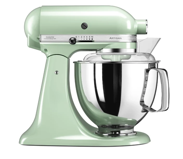 KitchenAid 4,8 L 5KSM175 Artisan Küchenmaschine Meatlover mit Ganzmetall- Fleischwolf und Spritzgebäckvorsatz