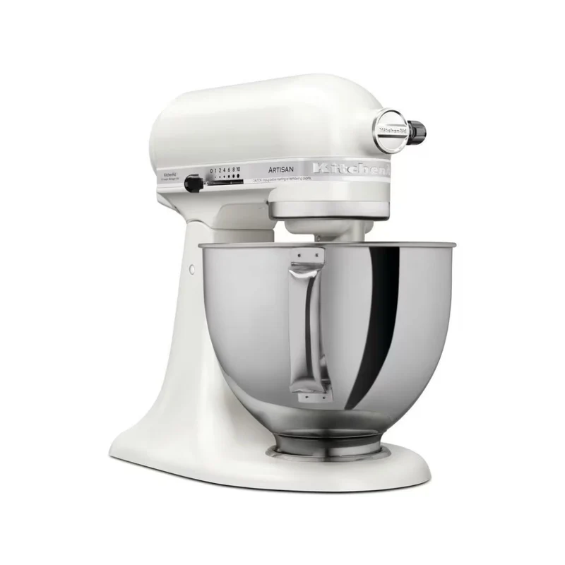 KitchenAid 4,8 L 5KSM175 Artisan Küchenmaschine Breadlover mit Messerschmidt Getreidemühlenvorsatz + Brotbackschüssel