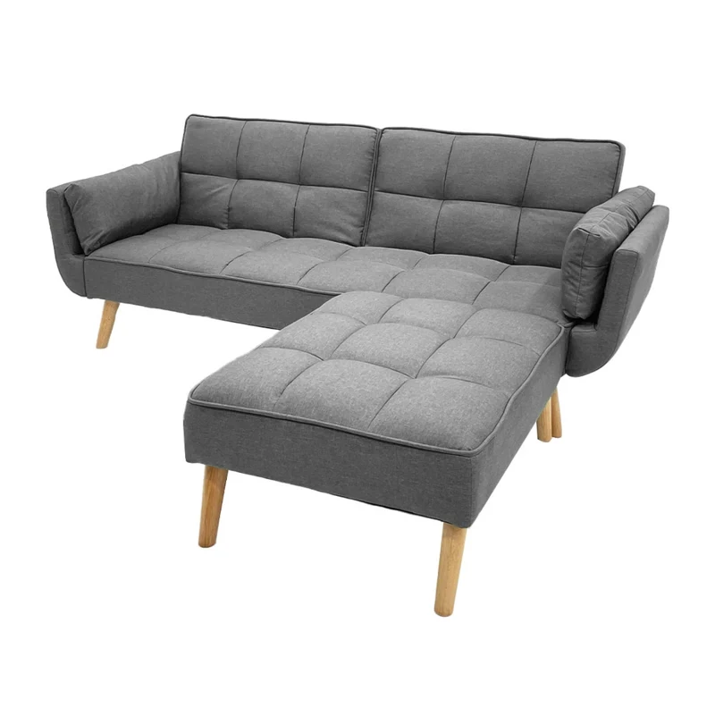 Tokoa Sofá Cama con Piecero 205x78x81cm